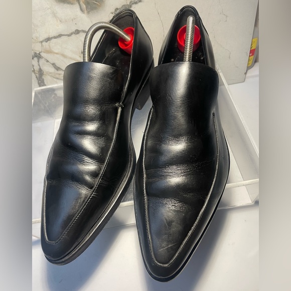 GUCCI loafers shoes mens leather sz 10 made in italy - Picture 4 of 16